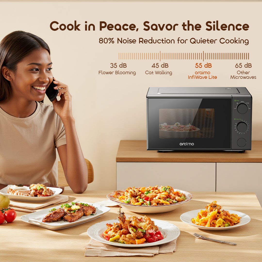 Picture of oraimo InfiWave Lite 20L Low Noise Microwave Oven