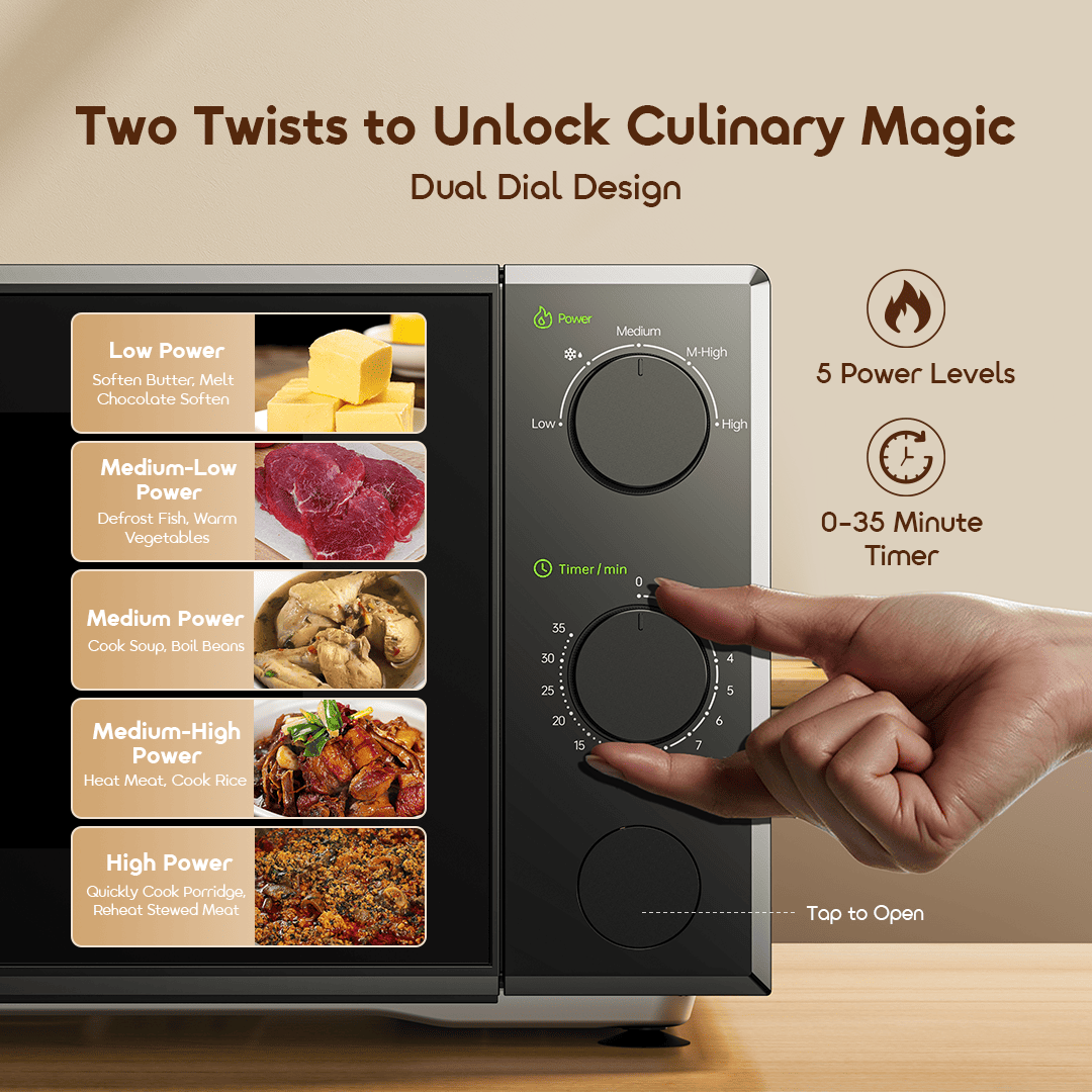 Picture of oraimo InfiWave Lite 20L Low Noise Microwave Oven