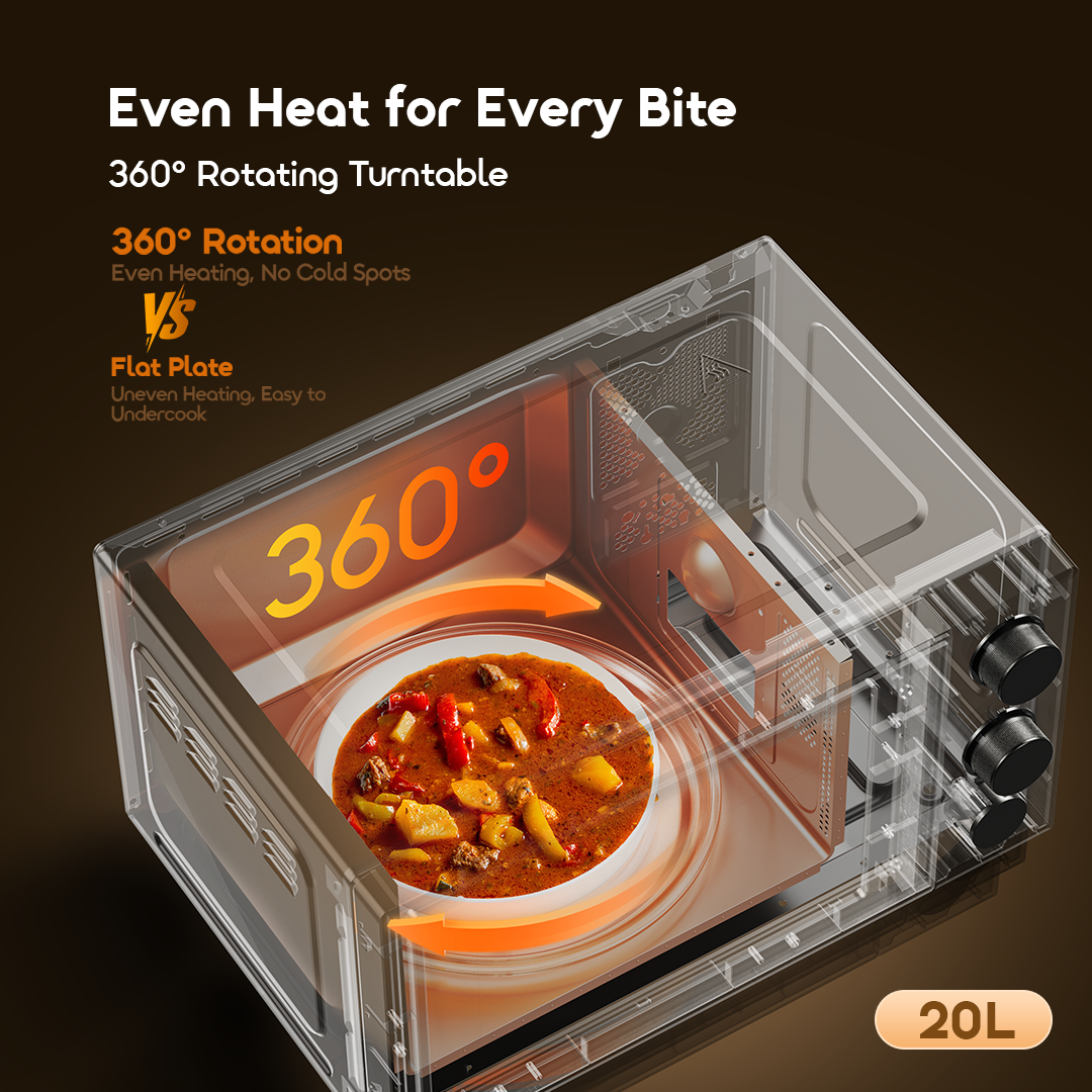 Picture of oraimo InfiWave Lite 20L Low Noise Microwave Oven