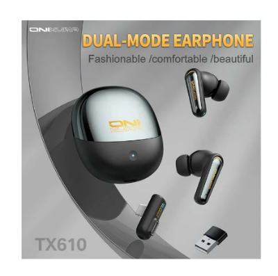 Picture of ONIKUMA TX610 ANC Black TWS Bluetooth Gaming Earbuds