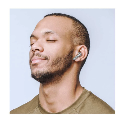 Picture of BWOO BO-BW95-WH White TWS Bluetooth Transparent Earbuds