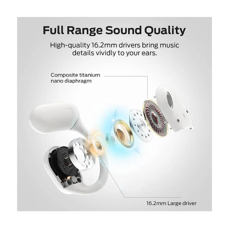 Picture of Monster Open Touch Pro 100 White TWS Bluetooth Earbuds