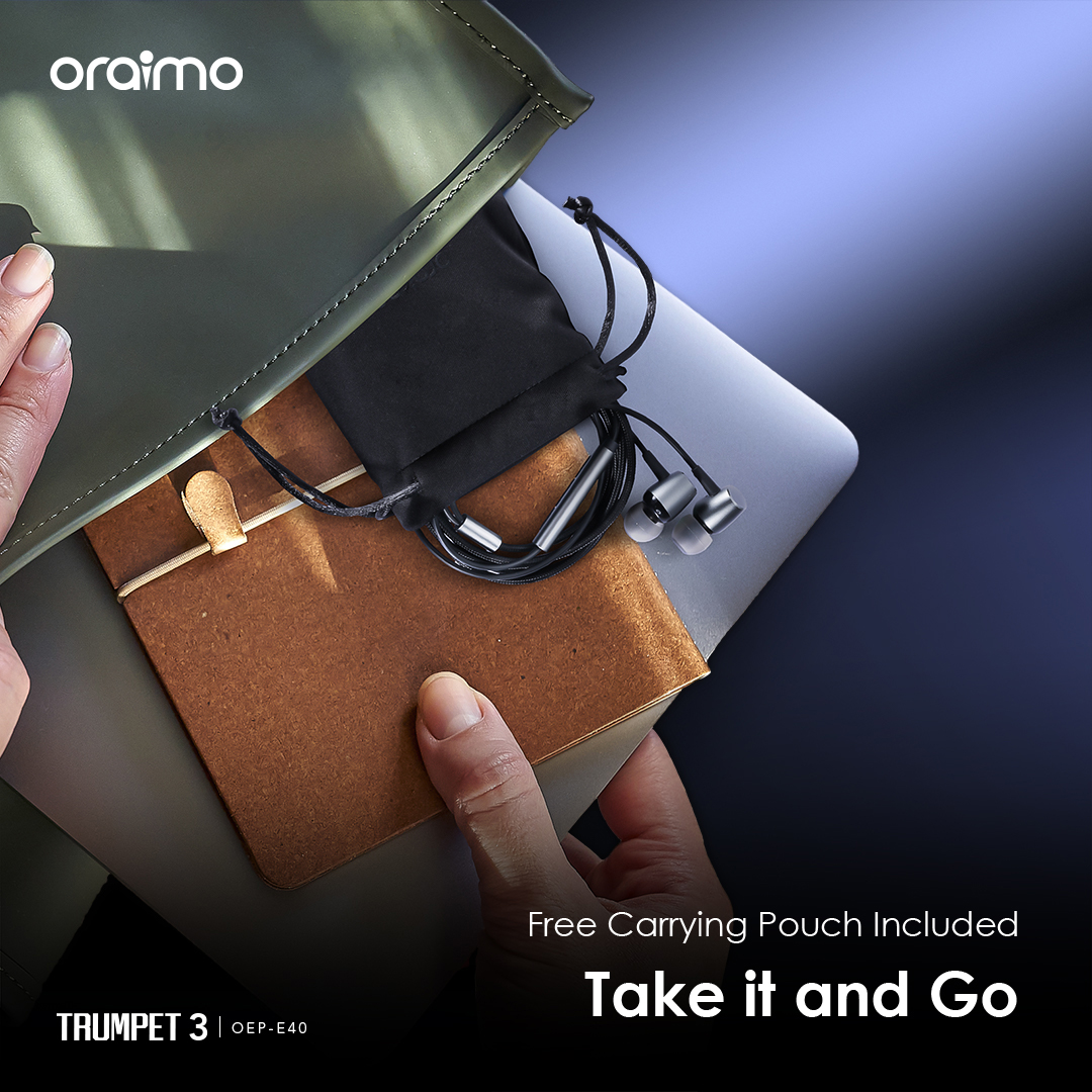 Picture of oraimo Trumpet 3 HIFI Audio In-Ear Headphones