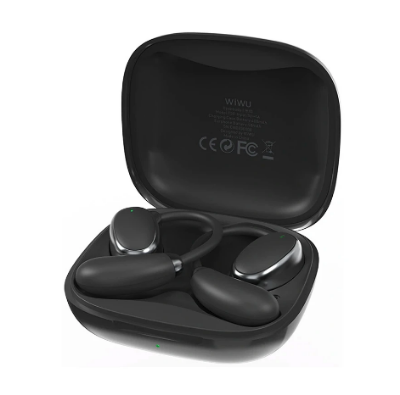 Picture of WiWU T30 Black True Wireless Open-Ear Earbuds