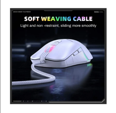 Picture of ONIKUMA CW929 RGB Wired White Gaming Mouse