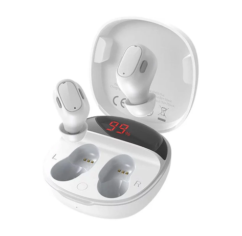 Picture of Baseus Encok WM01 Plus White TWS Bluetooth Earbuds #NGWM010002