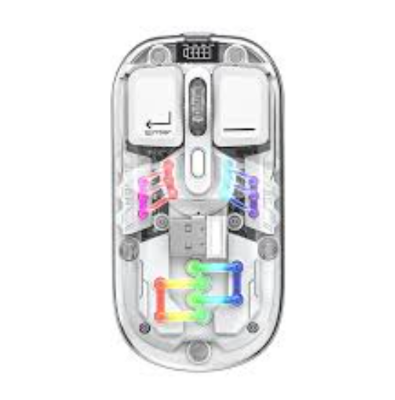 Picture of Pc Power Obsidian PGM-P7 WH Wireless White Transparent Mouse
