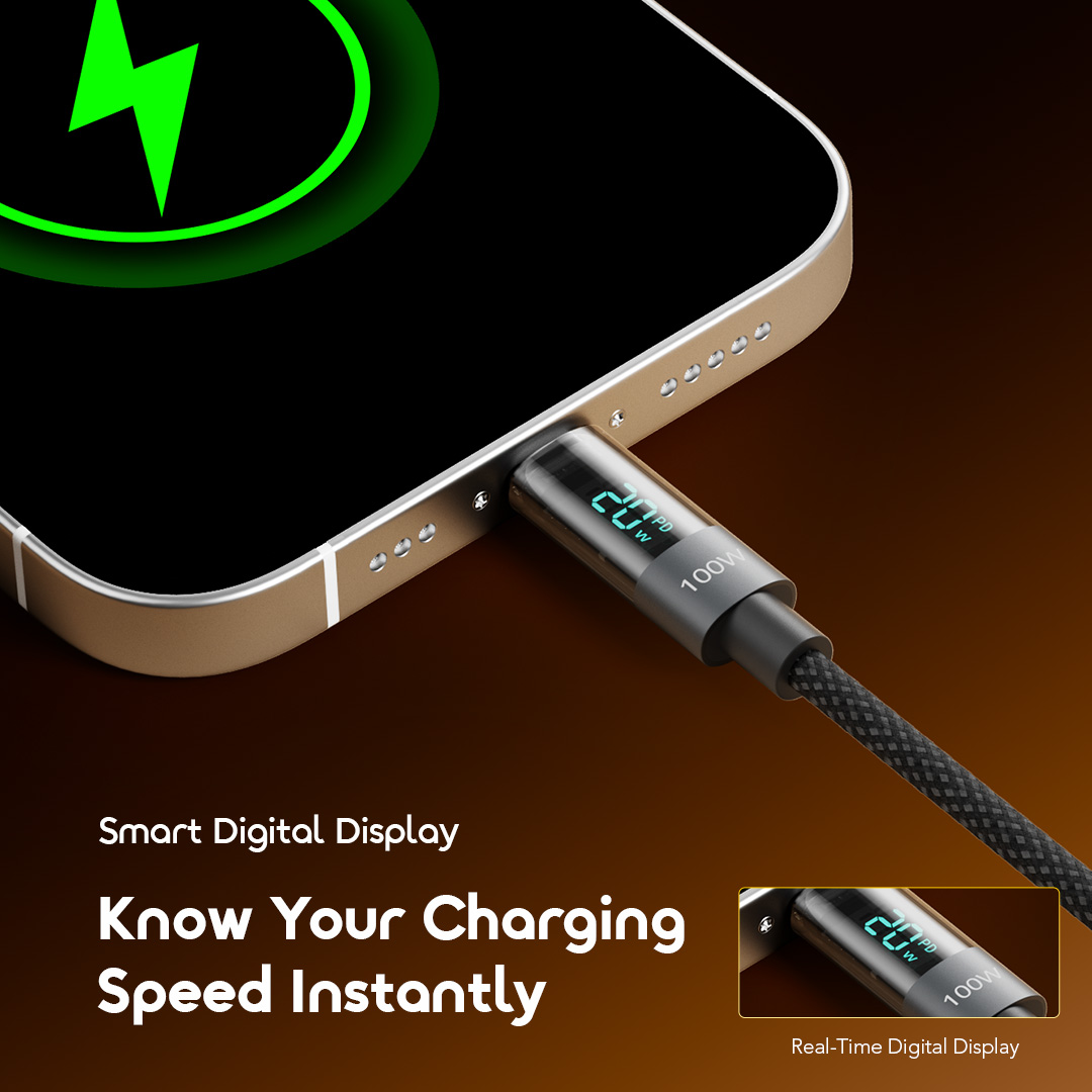 Picture of oraimo DigiLine 100W Type-C to Type-C Data Cable