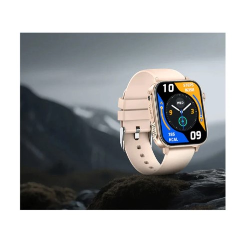 Picture of COLMI P80 Bluetooth Calling Black Smart Watch With Silicone Strap