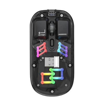 Picture of Pc Power Obsidian PGM-P7 BK Wireless Black Transparent Mouse