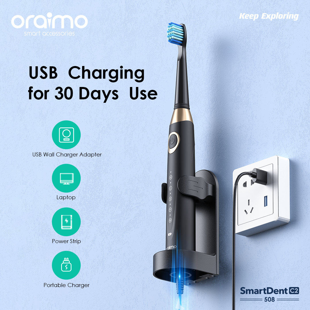 Picture of oraimo SmartDent C2 Smart Electric Toothbrush