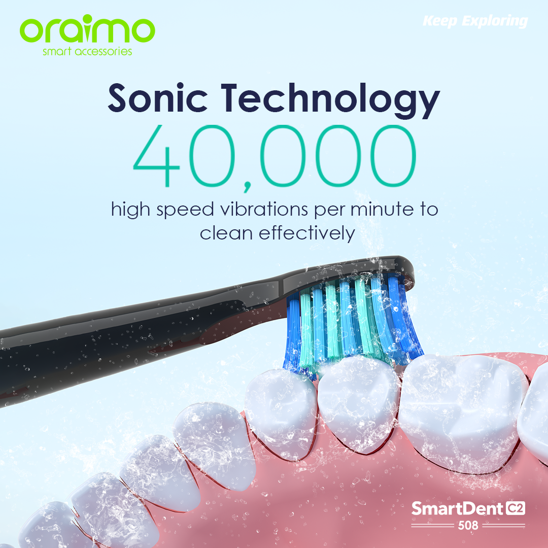Picture of oraimo SmartDent C2 Smart Electric Toothbrush