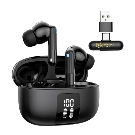Picture of Onikuma TX612 Black TWS Wireless Gaming Earbuds for PS5