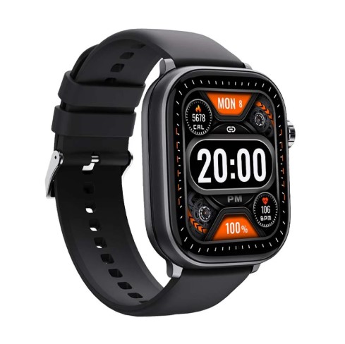 Picture of Blisbond T1 Black Bluetooth Calling Smart Watch
