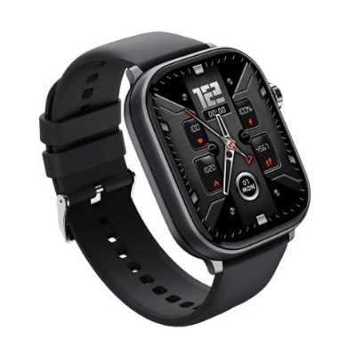 Picture of Blisbond T1 Black Bluetooth Calling Smart Watch
