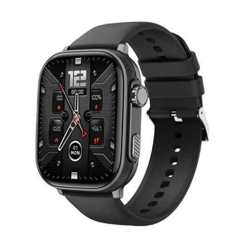 Picture of Blisbond T1 Black Bluetooth Calling Smart Watch