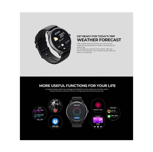 Picture of Havit M9036 Bluetooth Calling Black Smart Watch