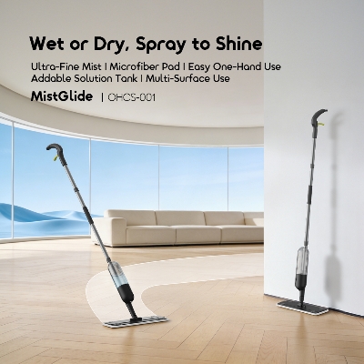 Picture of oraimo MistGlide Instant Mist 360° Spray Mop #(OHCS-001)
