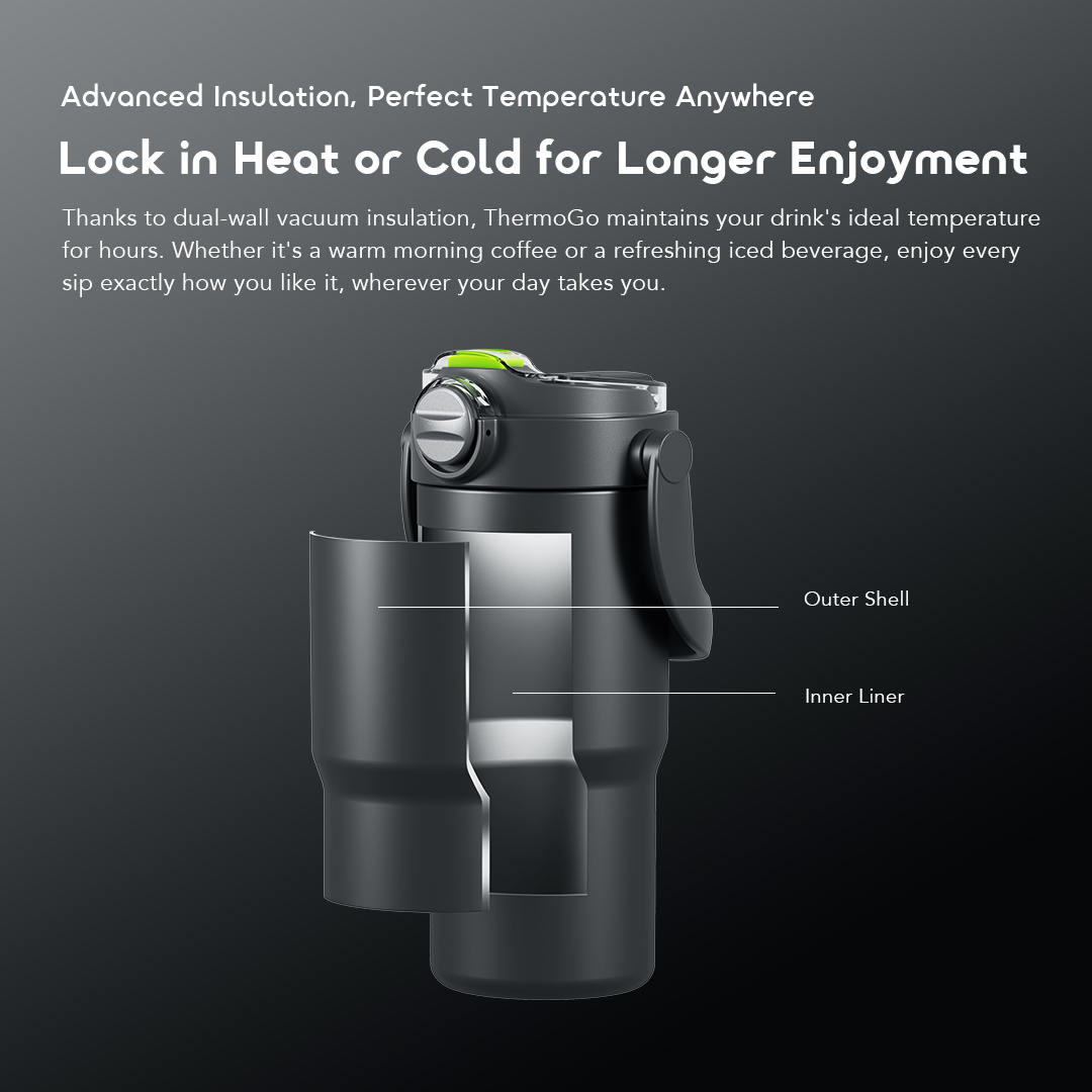 Picture of oraimo ThermoGo 750ml Stainless Steel Insulated Thermos