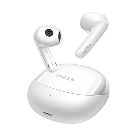 Picture of UGREEN HiTune H6 Pro Hybrid WS203 (35873) ANC TWS White Bluetooth Earbuds #35873