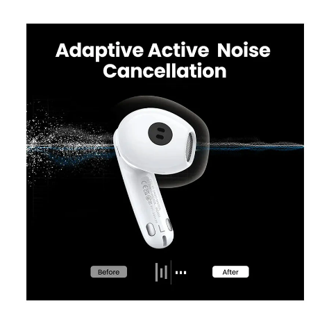 Picture of UGREEN HiTune H6 Pro Hybrid WS203 (35873) ANC TWS White Bluetooth Earbuds #35873