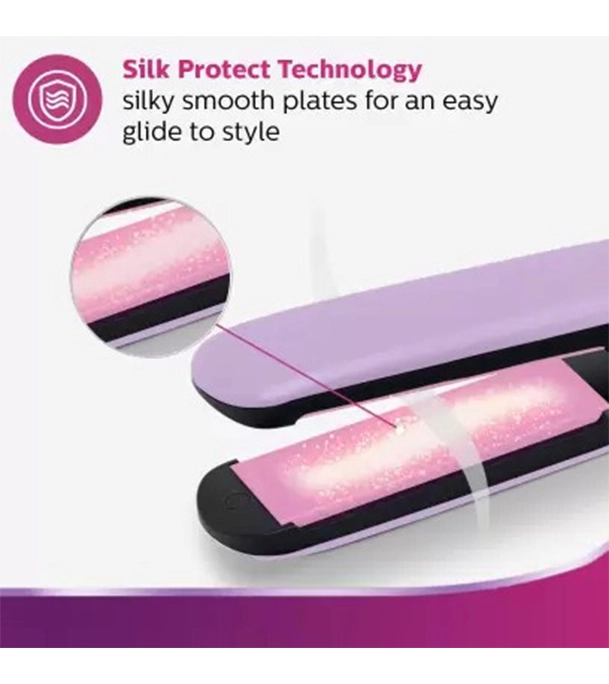 Picture of Philips BHS393/40 Straightener with Silk Protect Technology Suitable For All Hair Types Lavender