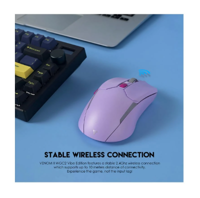 Picture of Fantech Venom II WGC2 Vibe Edition RGB Wireless Black Gaming Mouse