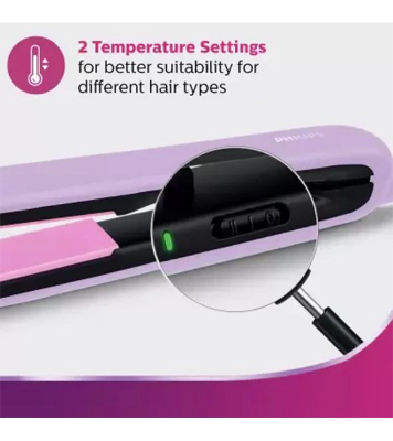 Picture of Philips BHS393/40 Straightener with Silk Protect Technology Suitable For All Hair Types Lavender