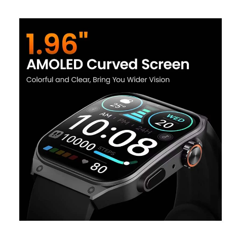 Picture of Haylou Watch S8 AMOLED Black Bluetooth Calling Smart Watch
