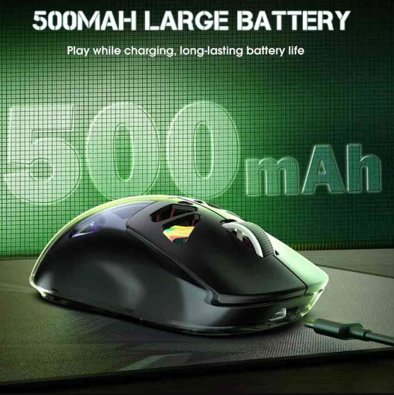 Picture of Onikuma CW930 RGB Tri Mode Wireless Black Gaming Mouse