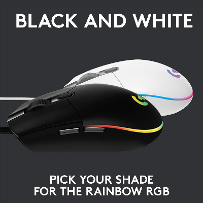 Picture of Logitech G102 Lightsync White Gaming Mouse
