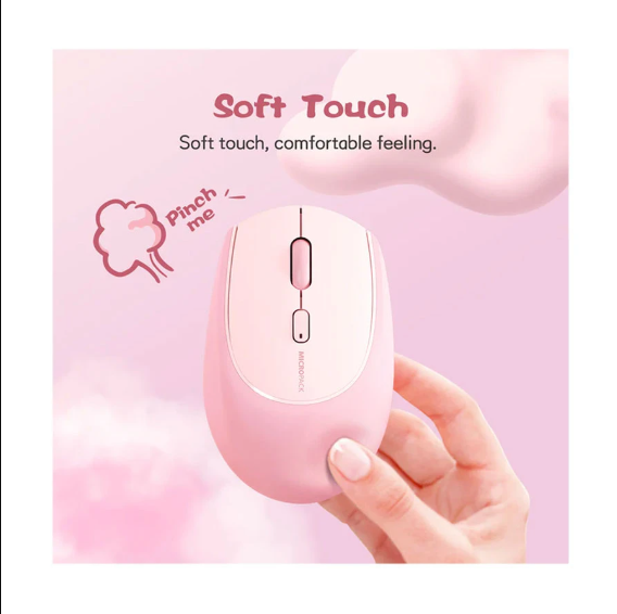 Picture of Micropack MS-201W Cream (Dual Mode) Mouse