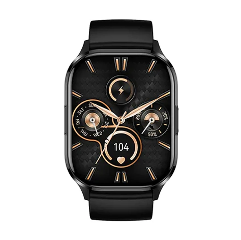 Picture of Blisbond Alpha Black AMOLED Bluetooth Calling Smart Watch