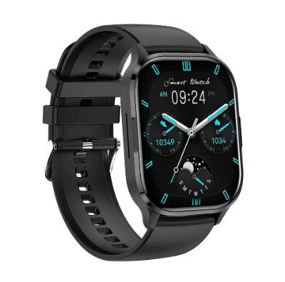 Picture of Blisbond Alpha Black AMOLED Bluetooth Calling Smart Watch