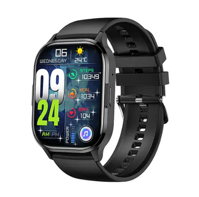 Picture of Blisbond Alpha Black AMOLED Bluetooth Calling Smart Watch