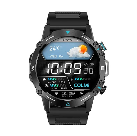 Picture of COLMI M42 Black Amoled Bluetooth Calling Smart Watch