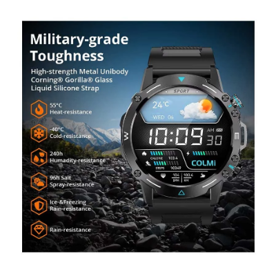Picture of COLMI M42 Black Amoled Bluetooth Calling Smart Watch