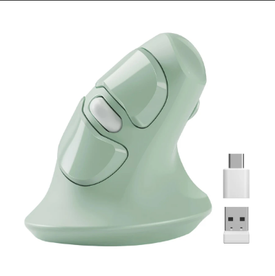 Picture of Micropack MP-V03W Ergo Lift Green Wireless Vertical Mouse