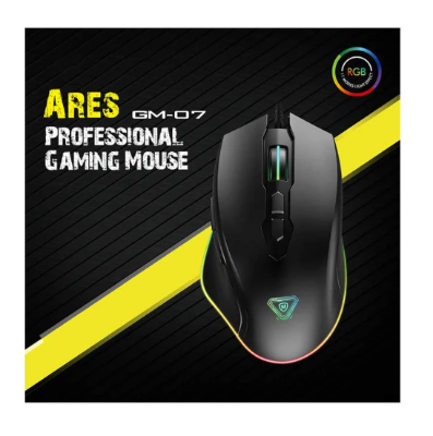 Picture of Micropack GM-07 ARES RGB Wired Black Gaming Mouse