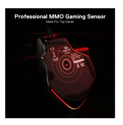 Picture of Redragon Bullseye M806 RGB Wired Black Programmable Gaming Mouse
