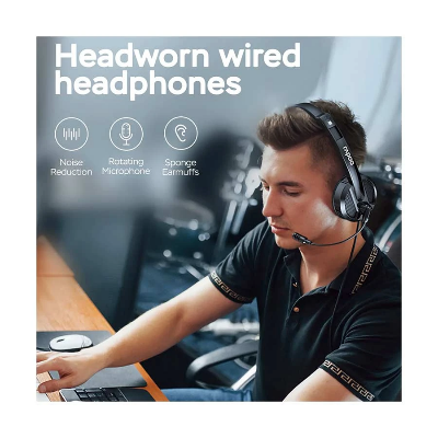 Picture of Rapoo H102 Black Wired Stereo Headphone