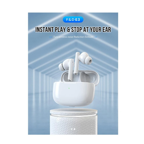 Picture of F&D E3 White TWS Bluetooth Earbuds