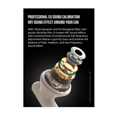 Picture of F&D E3 White TWS Bluetooth Earbuds