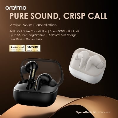 Picture of Oraimo Space Buds N ANC True Wireless Earbuds (OTW626)