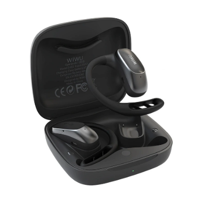 Picture of WiWU O600 Black TWS Open Wear Stereo Bluetooth Earbuds