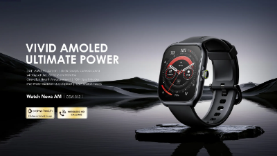 Picture of Oraimo Watch Nova AM OSW-812 Amoled LightChrome Bluetooth Calling Smart Watch (OSW-812