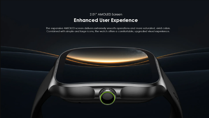 Picture of Oraimo Watch Nova AM OSW-812 Amoled LightChrome Bluetooth Calling Smart Watch (OSW-812