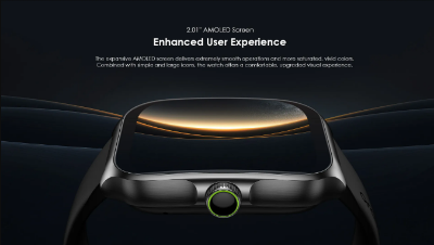 Picture of Oraimo Watch Nova AM OSW-812 Amoled LightChrome Bluetooth Calling Smart Watch (OSW-812