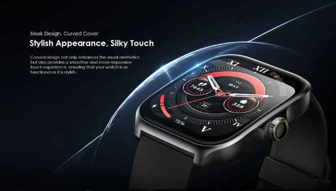 Picture of Oraimo Watch Nova AM OSW-812 Amoled LightChrome Bluetooth Calling Smart Watch (OSW-812