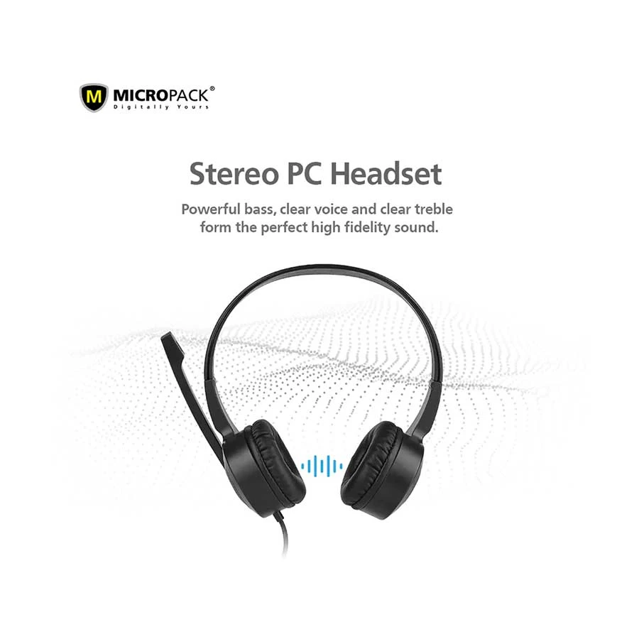 Picture of Micropack MHP-02 Black Headphone